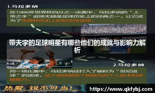 带夫字的足球明星有哪些他们的成就与影响力解析